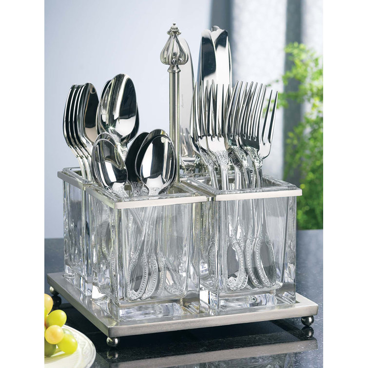 Godinger Silver Art Co Somerset Flatware Caddy & Reviews Wayfair.ca